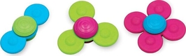 Fat Brain Toys набор прорезывателей-спиннеров с присосками Whirly Squigz, 3 шт F210MLafk