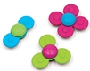Fat Brain Toys набор прорезывателей-спиннеров с присосками Whirly Squigz, 3 шт F210MLafk