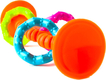 Fat Brain Toys прорезыватель-погремушка на присосках pipSquigz Loops оранжевый F165MLafk