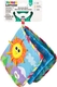 Lamaze мягкая книжка-подвеска Первые открытия с пищалкой L27126afk