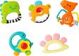 Hola Toys набор погремушек Динозавры 5 шт в коробке 1109afk