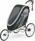 Cybex коляска для спорту Zeno All Black & Cream Orange 521000275bbg
