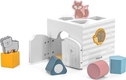 Viga Toys деревянный сортер с погремушками PolarB Домик для зверят 44052afk