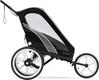 Cybex коляска для спорту Zeno All Black & Cream Orange 521000275bbg