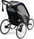 Cybex коляска для спорту Zeno All Black & Cream Orange 521000275bbg