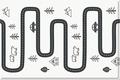 BabyCare коврик (2100х1400х13 мм) Nordic Trails Morning Fog W/arrows 90368iti