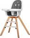 Carrello стульчик для кормления Prego CRL-9504/1 palette grey 24153ber