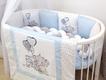 Ovalbed набор в кроватку хлопок Слоник Дамбо + коса для мальчика d160