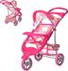 Melogo коляска для кукол 9614 pink/multicolor 24545ber