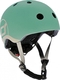 Scoot&Ride шолом захисний дитячий з ліхтариком (S/M) серо-зеленый SR-190605-FOREST