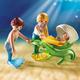 Playmobil конструктор сім'я з коляскою-черепашкою 70100ep
