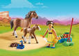 Playmobil конструктор Пру с лошадью и жеребёнком 70122ep