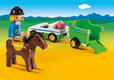 Playmobil конструктор Машина с повозкой и лошадью 70181ep