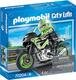 Playmobil конструктор мотоцикл с мотоциклистом 70204ep