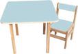 Sofia столик с стульчиком light blue 24533ber