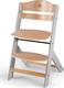 Kinderkraft стільчик для годування з подушкою Enock White Wood Gray Wood KHENOC0PGRY0000