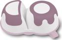 BabyOno мисочка з ложечкою двокамерна розовый 1067/02bo