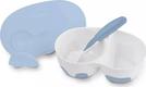 BabyOno мисочка з ложечкою двокамерна голубой 1067/01bo