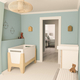 Indigowood кровать-трансформер Tower Baby 120 x 60 см с съемной спинкой белое/натуральное дерево (с дополнительным бортиком) 41788-indigo