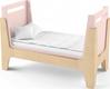 Indigowood кровать-трансформер Tower Baby 120 x 60 см с съемной спинкой розовое/натуральное дерево (с дополнительным бортиком) 41789-indigo