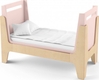 Indigowood кровать-трансформер Tower Baby 120 x 60 см с съемной спинкой розовое/натуральное дерево (с дополнительным бортиком) 41789-indigo