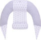 Верес подушка для кормления Comfort Lux Velour stars grey 302.04.2ver