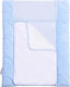 Верес пеленальный матрас (70x50) Velour Medium blue 429.05ver