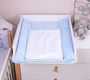 Верес пеленальний матрац (70x50) Velour Medium blue 429.05ver