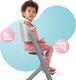 Kinderkraft стульчик для кормления Igee Cloudy Grey KHIGEE00GRY0000