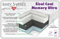 Верес матрас Sisal Coal Memory Ultra 190х80х18 см 52.444.03ver