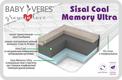 Верес матрас Sisal Coal Memory Ultra 190х80х10 см 52.4.03ver