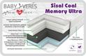Верес матрас Sisal Coal Memory Ultra 190х160х14 см 52.44.08ver