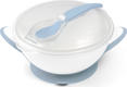 BabyOno мисочка с присоской и ложечкой Пастельно-голубой 1063/05bo