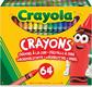 Crayola набір воскової крейди 64 шт 52-6448