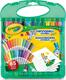 CRAYOLA портативний набір для малювання в кейсі з міні-фломастерами washable та папером 1215254