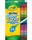 Crayola набор фломастеров Supertips Washable 24 шт 7551