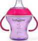 BabyOno поилка-непроливайка с мягким носиком "Natural nursing" 180 мл Розовый 1456/02bo