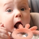BabyOno прорізувач для зубів силіконовий "Восьминіг" Розовый 826/01bo