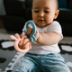 BabyOno прорізувач для зубів силіконовий "Восьминіг" Розовый 826/01bo