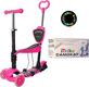iTrike самокат 5в1 Maxi JR 3-026-K 3-026-K (pink) 23844ber