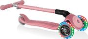 Globber самокат Primo Foldable Plus Lights пастельно-розовый 439-210