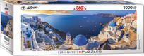 Eurographics пазл 1000 элементов панорамный Санторини, Греция 6010-5300