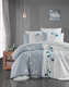 First Choice КПБ de luxe ранфорс кольоровий євро carmelia grey m017469