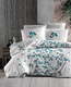 First Choice КПБ de luxe ранфорс кольоровий євро chance turquoise m017460