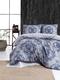 First Choice КПБ satin aqua series евро sarox navy blue m017544
