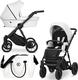 Kunert универсальная коляска 2 в 1 Ivento 08 Eco White Pearl K-Ive-08