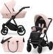 Kunert универсальная коляска 2 в 1 Ivento 11 Smoky Pink K-Ive-11