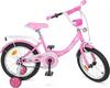 Prof1 велосипед детский 2-х кол 16д Princess Y1611 pink 22816ber