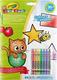 Crayola раскраска Mini Kids "Цвета и формы" 24 страницы и 7 цветных восковых карандашей "Цвета и формы" 25-2727