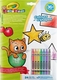 Crayola раскраска Mini Kids "Цвета и формы" 24 страницы и 7 цветных восковых карандашей "Цвета и формы" 25-2727